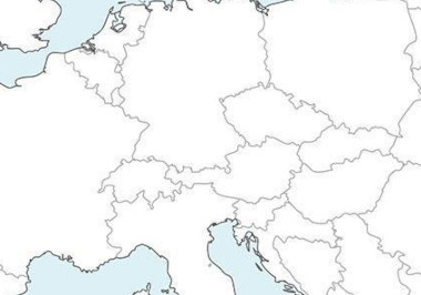 Karte der Länder mit Zahnärzte in Europa